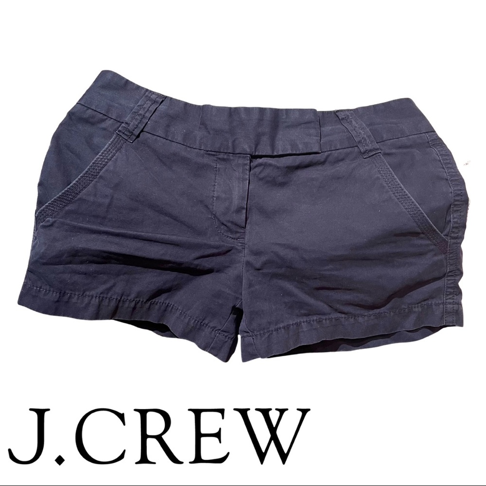 J.Crew Chino Shorts ~ nautical navy~size 0